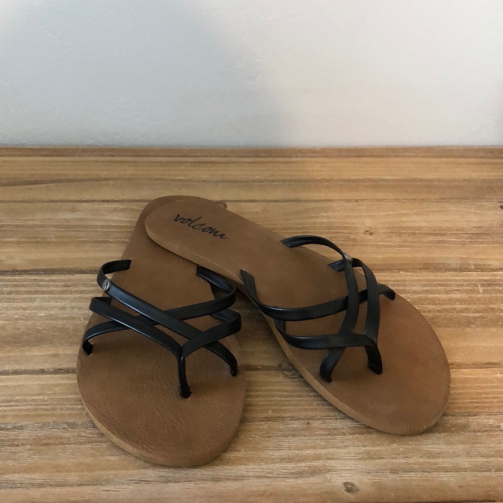 Cross flip flop sandals